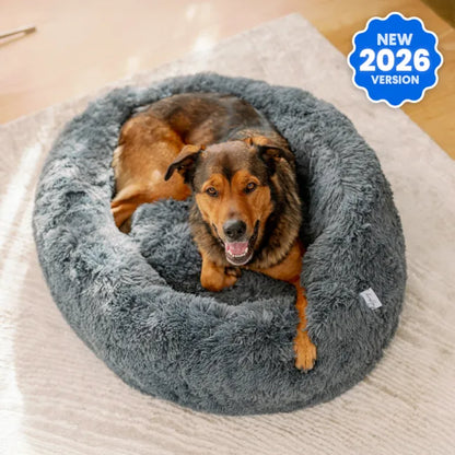 PawHaven™ Calming Donut Dog Bed