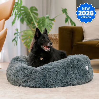 PawHaven™ Calming Donut Dog Bed