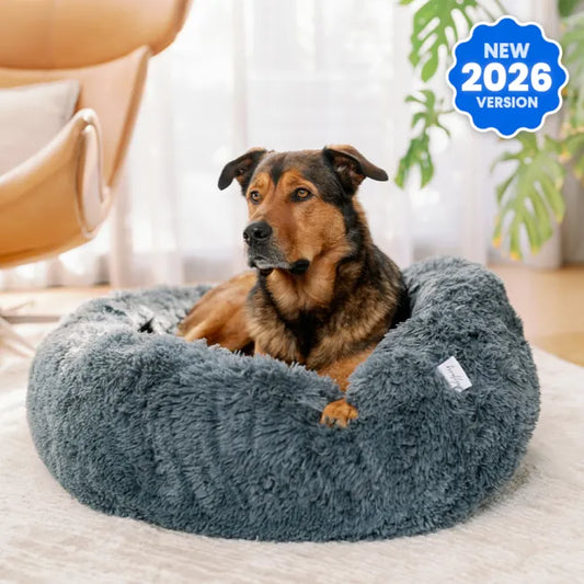 PawHaven™ Calming Donut Dog Bed