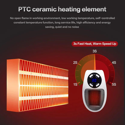 CozySway™ - Fanless Electric Heater