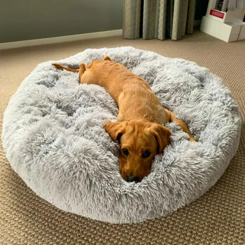 PawHaven™ Calming Donut Dog Bed